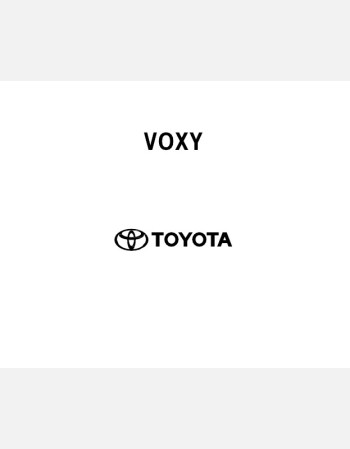 toyota voxy hybrid 2022-2023 owners manual